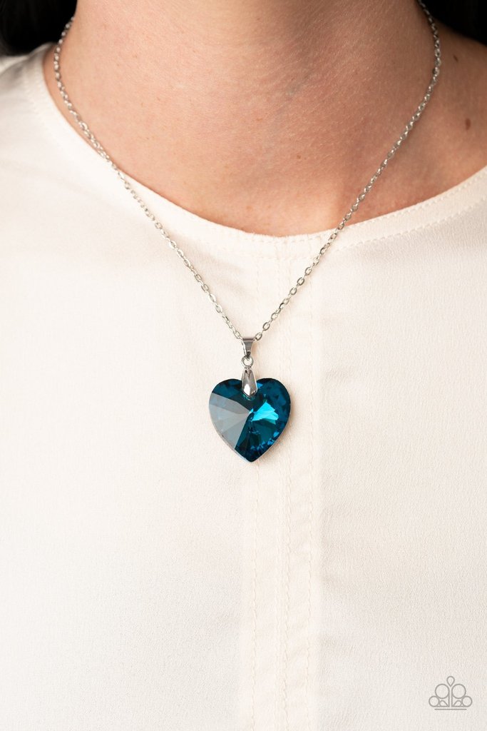 Love Hurts - blue - Paparazzi necklace