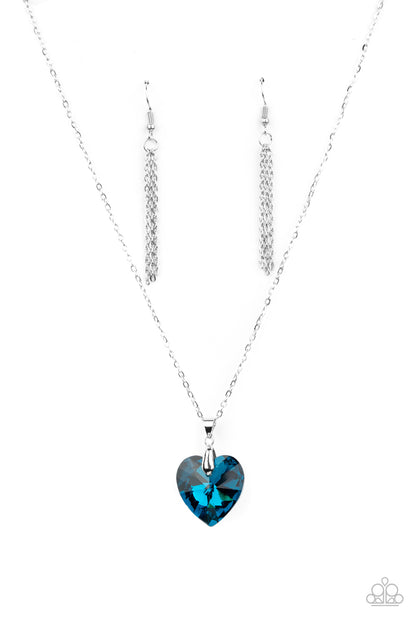 Love Hurts - blue - Paparazzi necklace