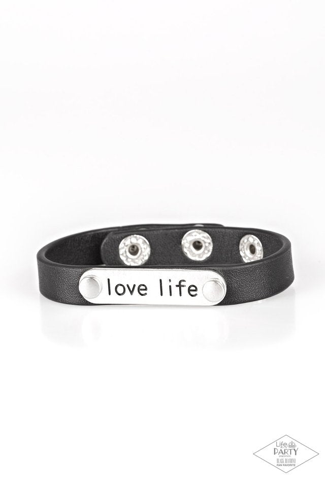 Love Life - black - Paparazzi bracelet