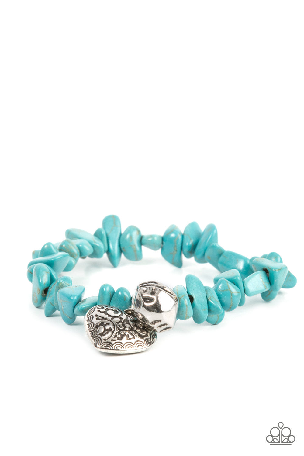 Love You to Pieces​ - blue - Paparazzi bracelet