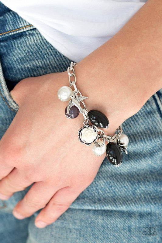 Love Doves - black - Paparazzi bracelet