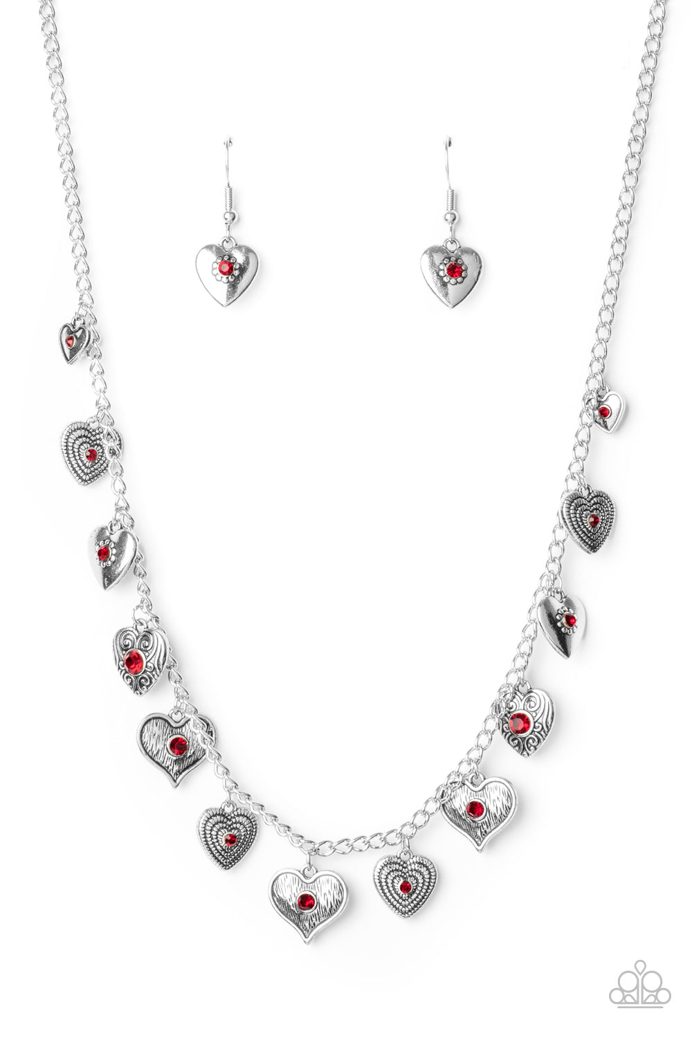 Lovely Lockets - red - Paparazzi necklace