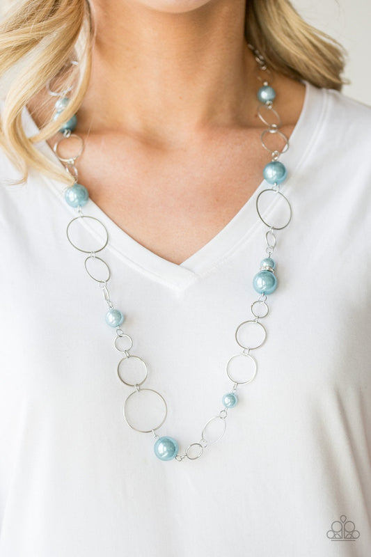 Lovely Lady Luck - blue - Paparazzi necklace