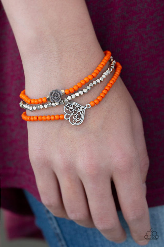 Lovers Loot - orange - Paparazzi bracelet