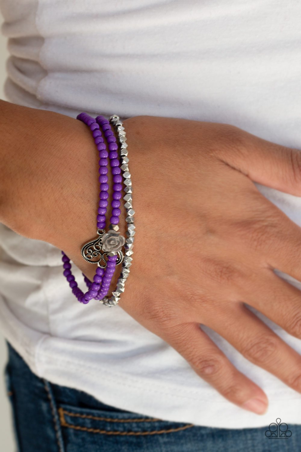 Lovers Loot - purple - Paparazzi bracelet