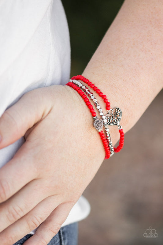 Lovers Loot - red - Paparazzi bracelet