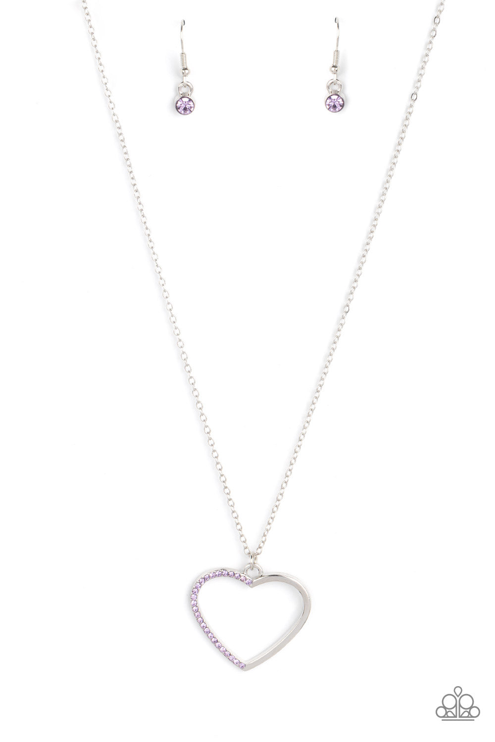 Love to Sparkle - purple - Paparazzi necklace