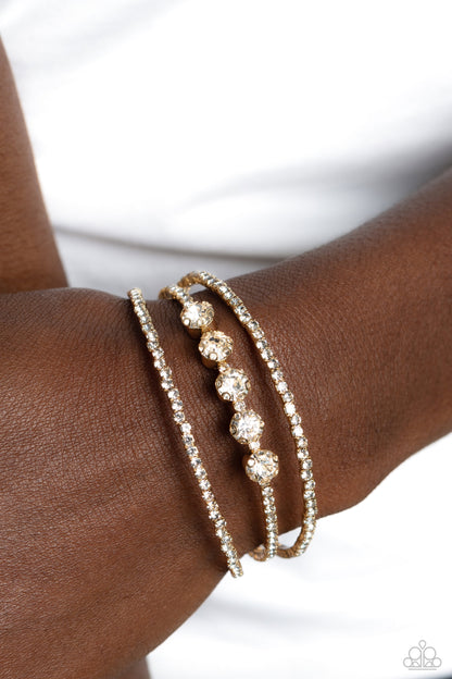 Lucid Layers - gold - Paparazzi bracelet