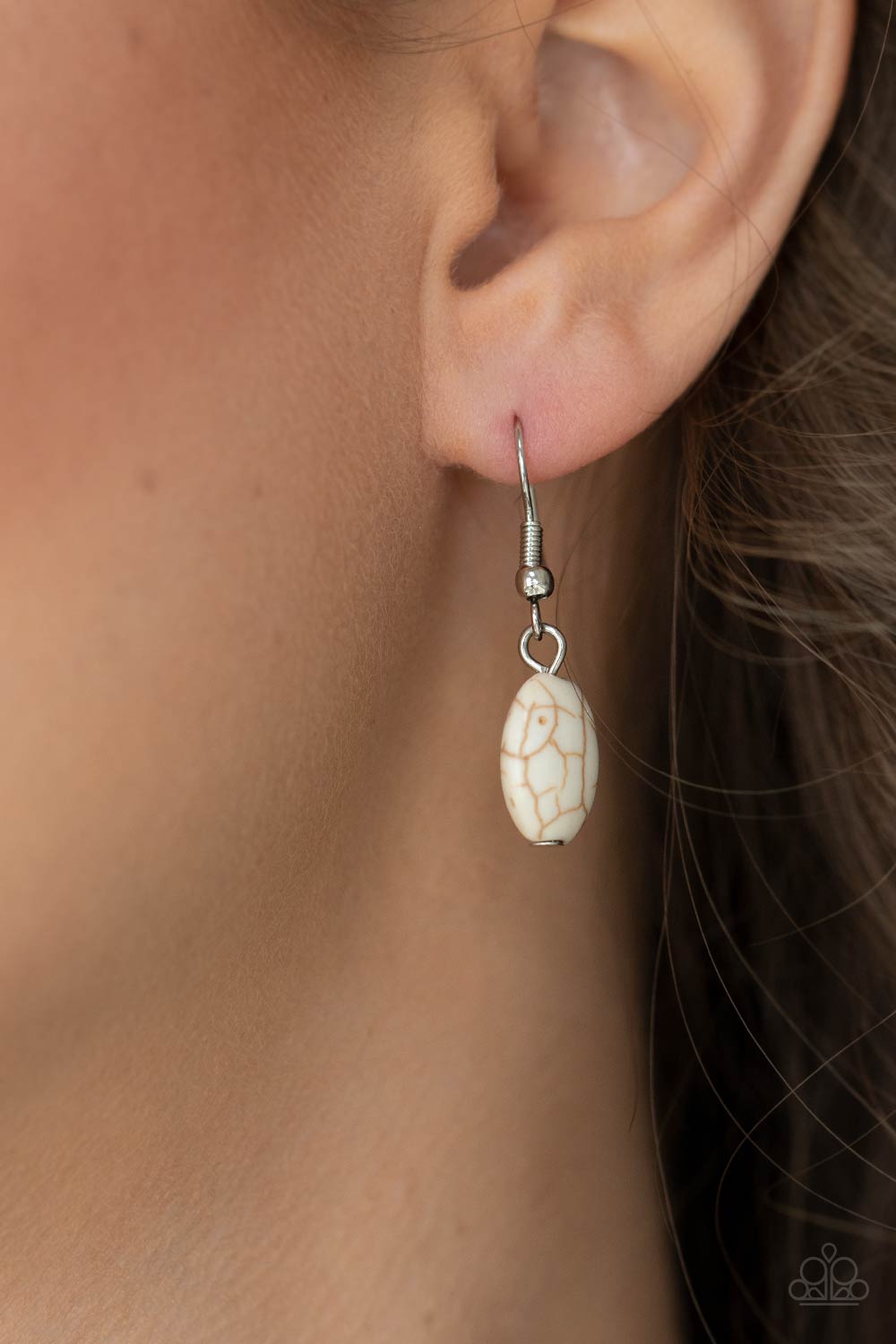 Luck Of The West - white - Paparazzi necklace