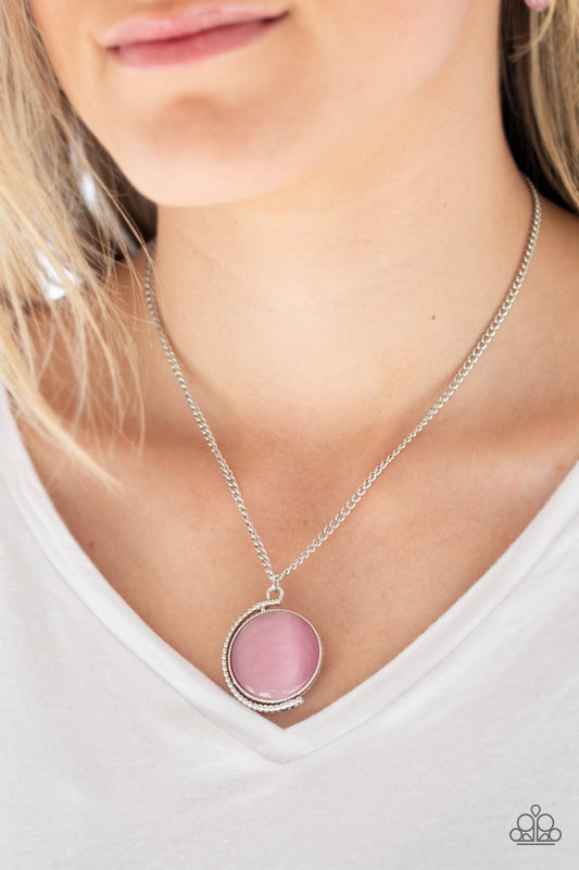 Luminous Lagoon-pink-Paparazzi necklace