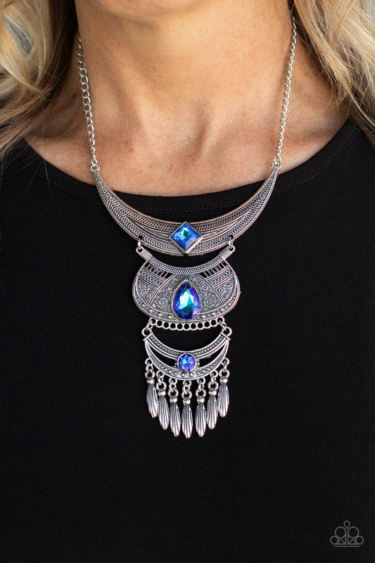 Lunar Enchantment - blue - Paparazzi necklace