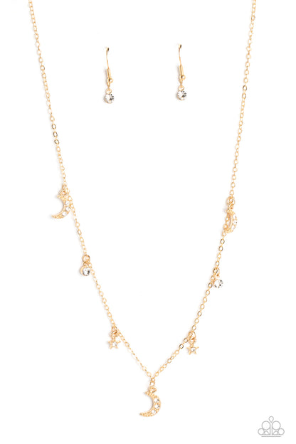 Lunar Lagoon - gold - Paparazzi necklace