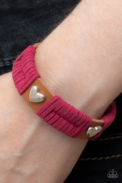 Lusting for Wanderlust - pink - Paparazzi bracelet