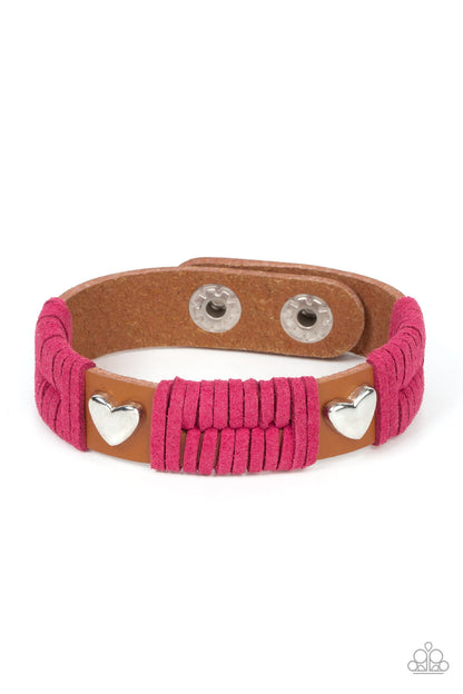 Lusting for Wanderlust - pink - Paparazzi bracelet