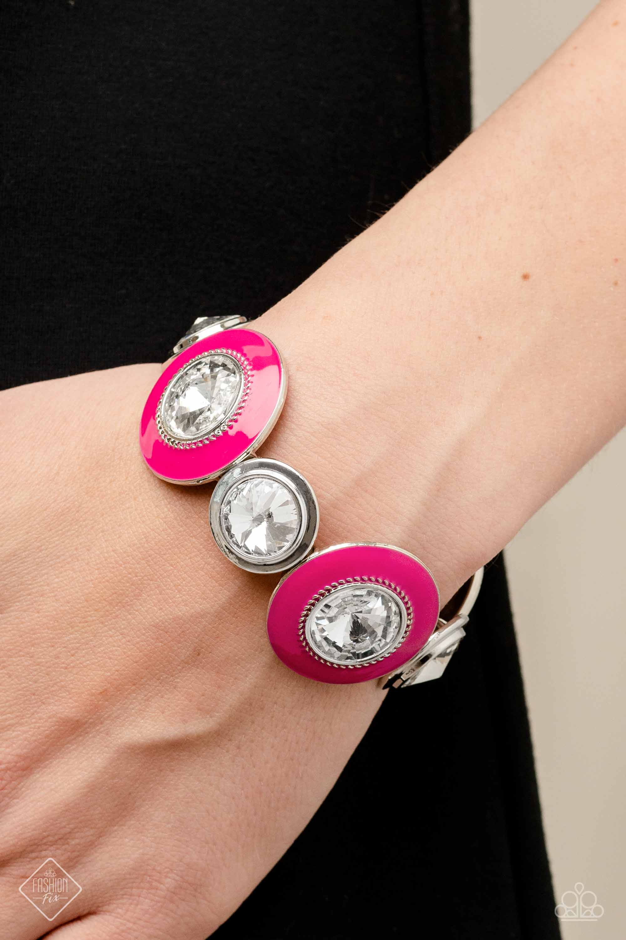 Lustrous Lass Pink Paparazzi Bracelet Jewelryblingthing