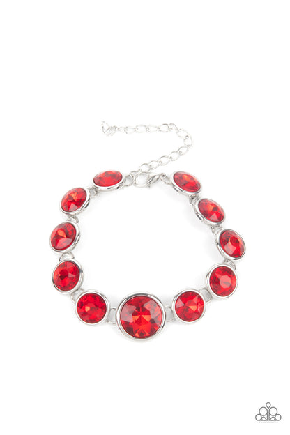 Lustrous Luminosity - red - Paparazzi bracelet