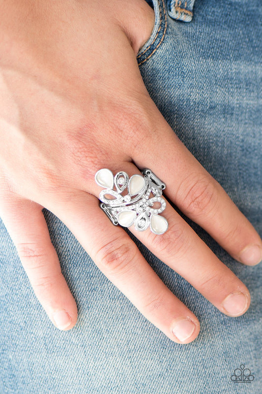 MOONBEAMING With Pride - White - Paparazzi ring