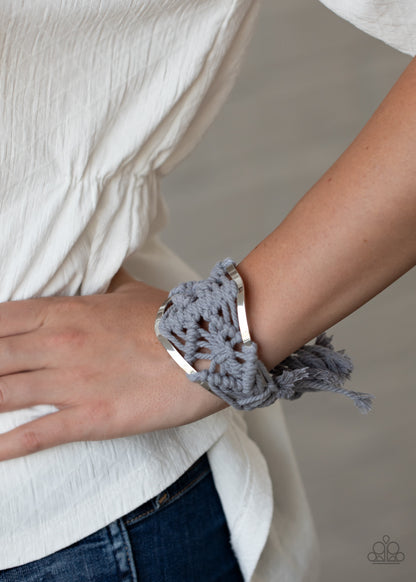 Macrame Mode - silver - Paparazzi bracelet