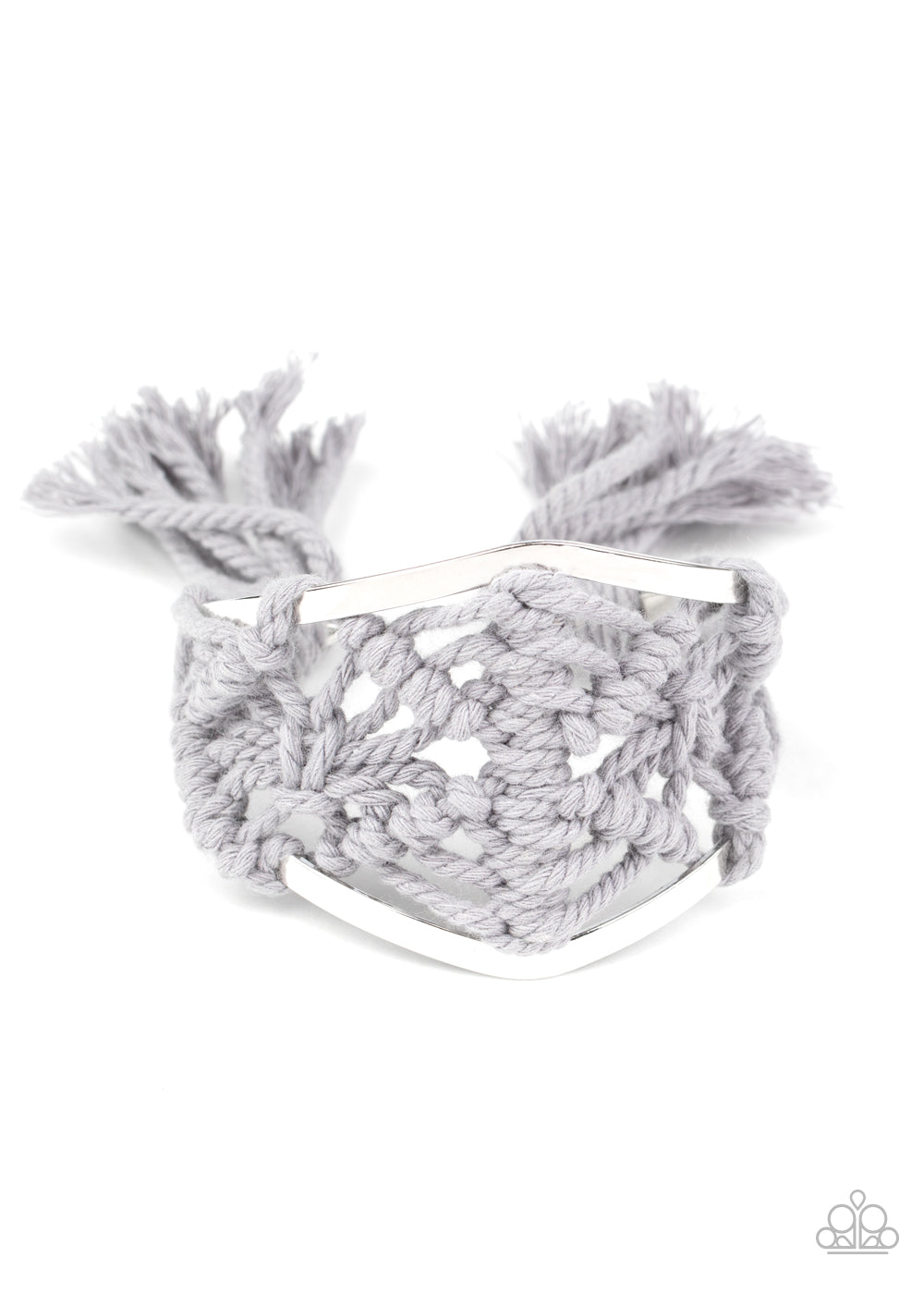 Macrame Mode - silver - Paparazzi bracelet