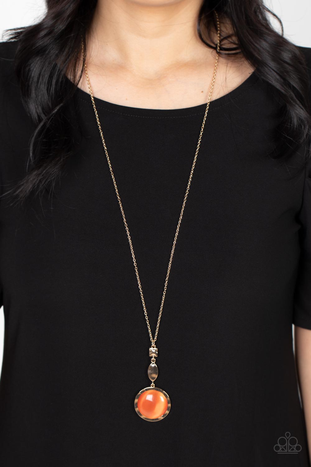 Magic Carpet Cruise - orange - Paparazzi necklace