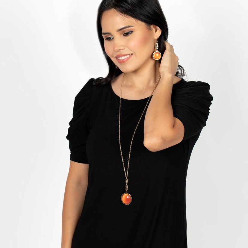 Magic Carpet Cruise - orange - Paparazzi necklace