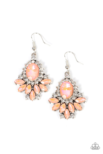 Magic Spell Sparkle - orange - Paparazzi earrings