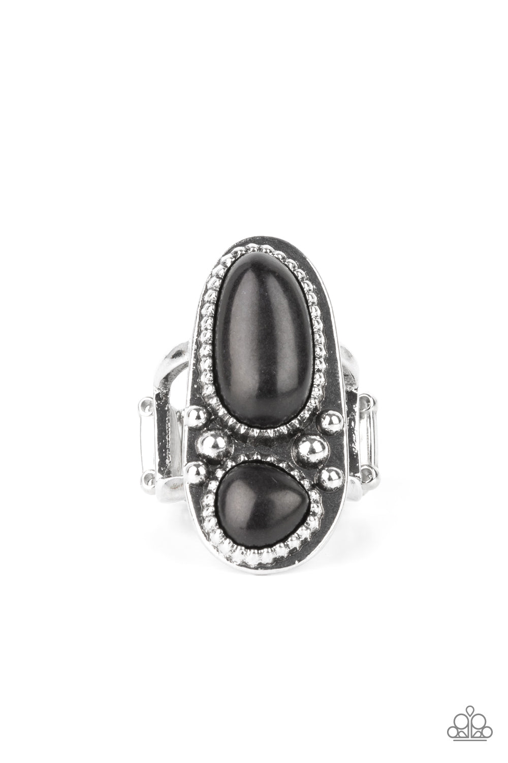 Magical Mesas - black - Paparazzi ring