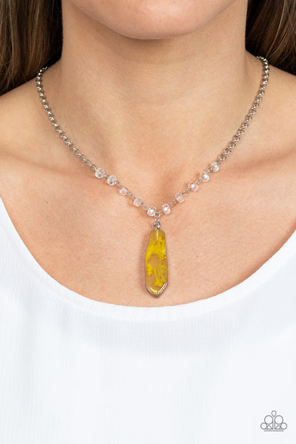 Magical Remedy - yellow - Paparazzi necklace