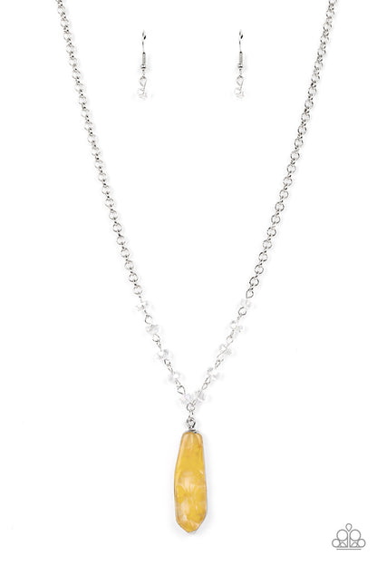 Magical Remedy - yellow - Paparazzi necklace