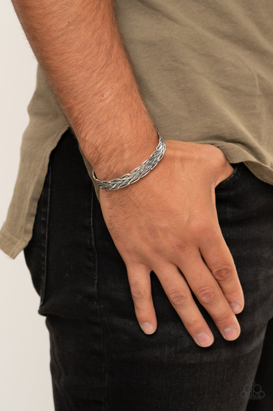 Magnetic Maven - silver - Paparazzi MENS bracelet