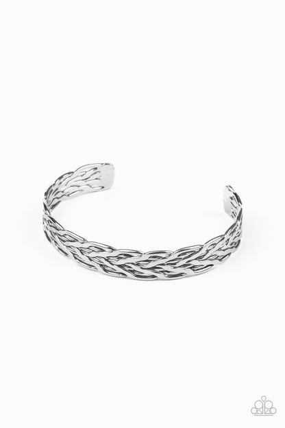 Magnetic Maven - silver - Paparazzi MENS bracelet