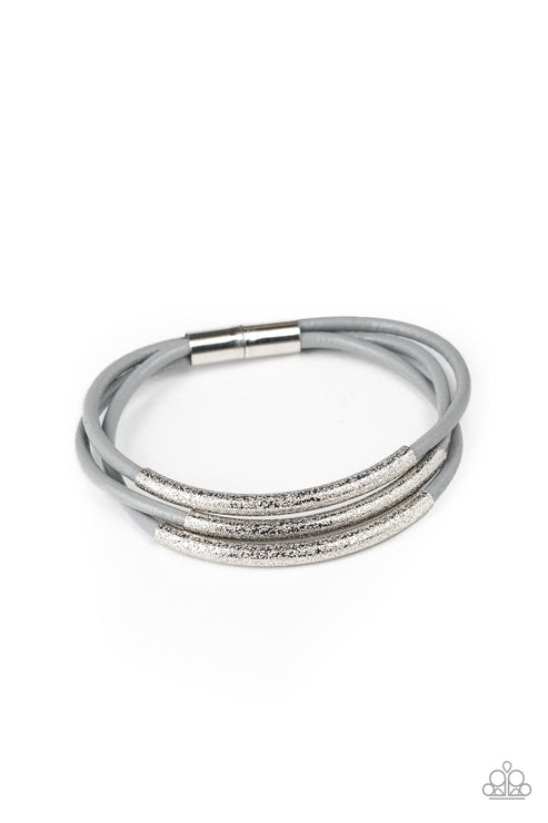 Magnetic Maverick - silver - Paparazzi bracelet – JewelryBlingThing