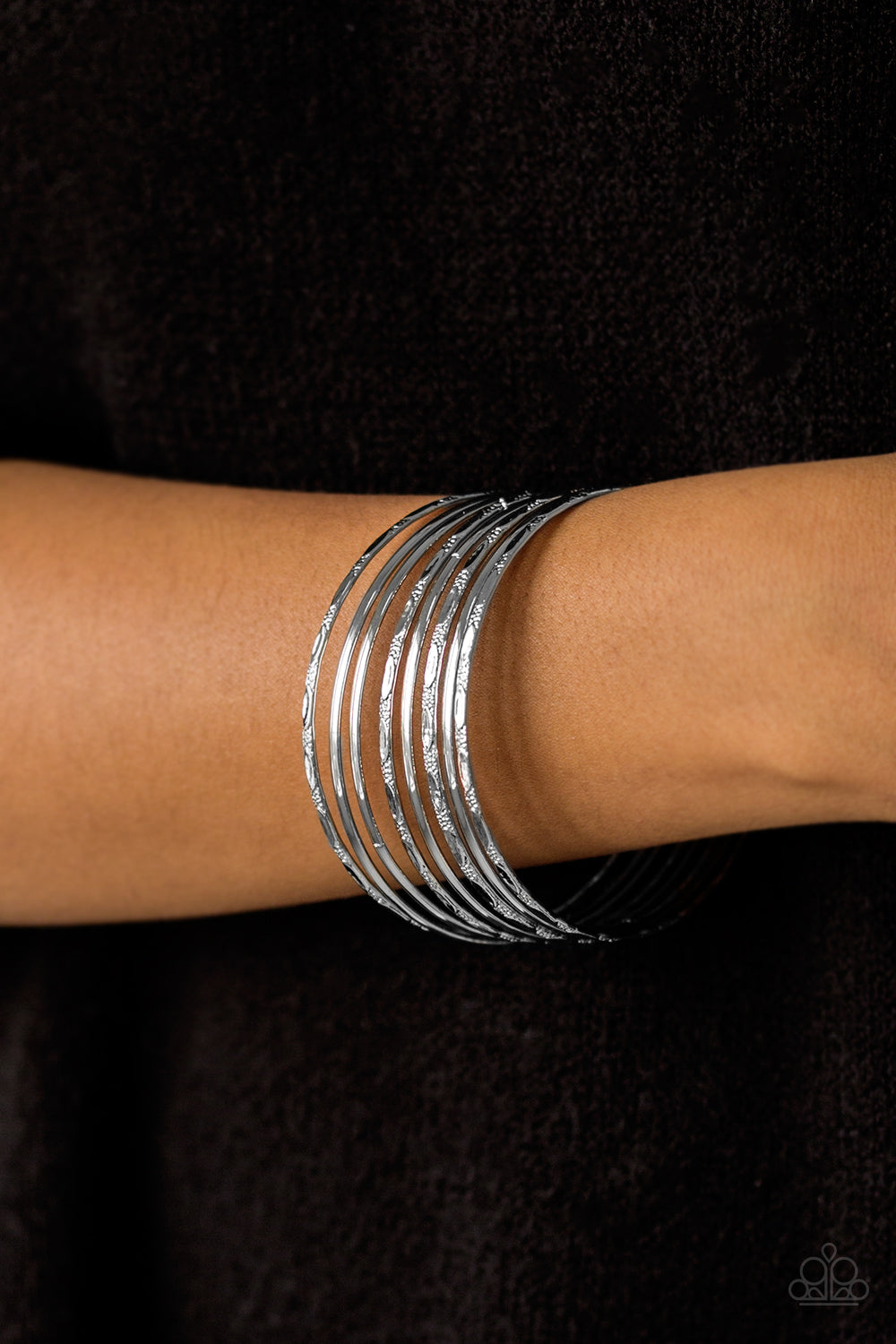 Magnificent Gleam - silver - Paparazzi bracelet