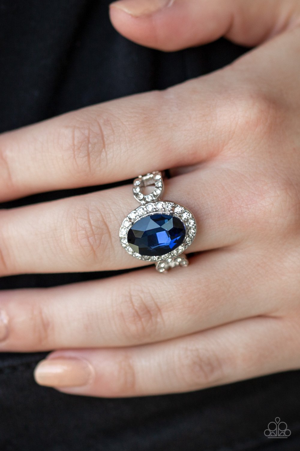 Magnificent Majesty-blue-Paparazzi ring