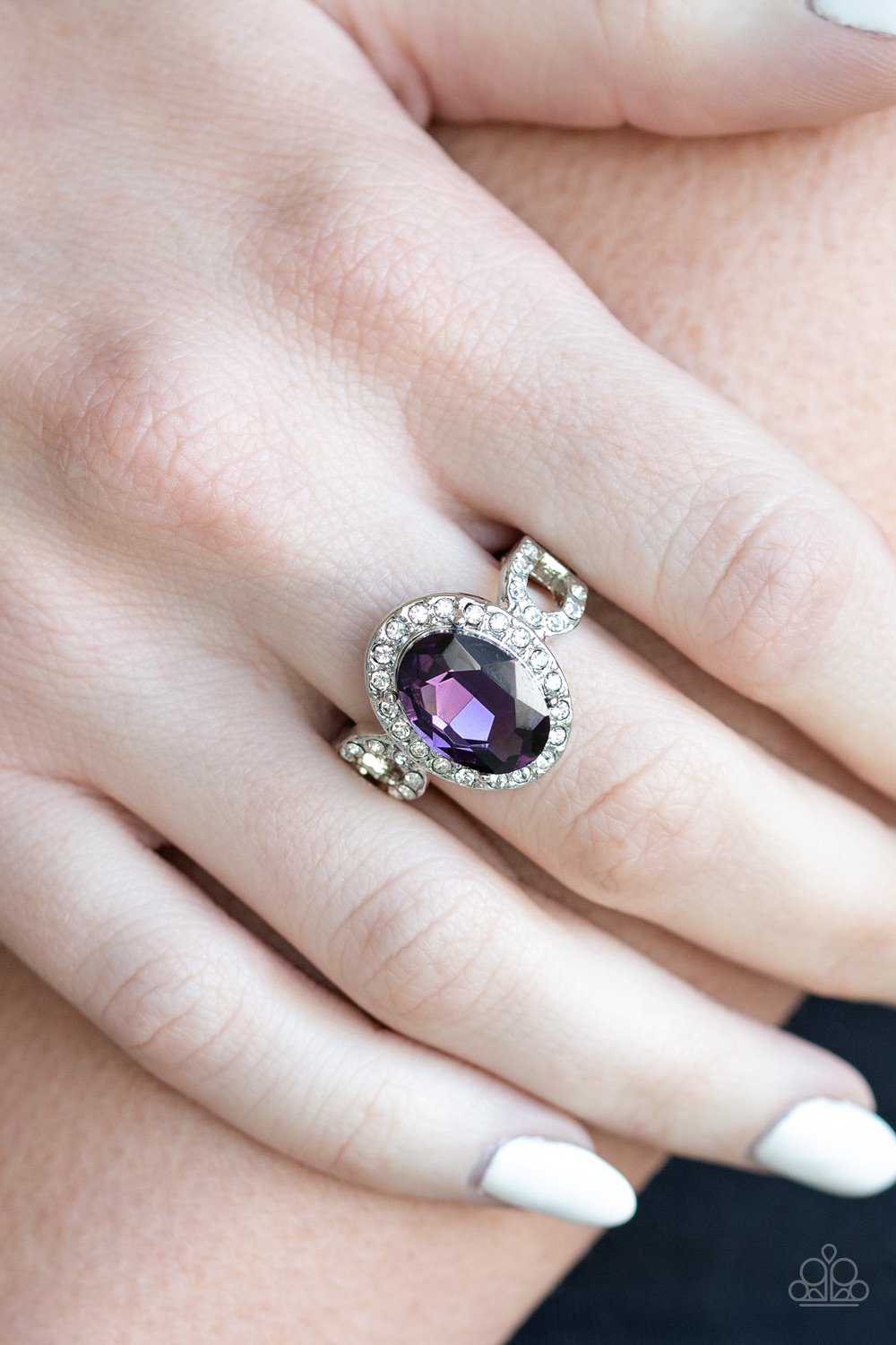 Magnificent Majesty-purple-Paparazzi ring