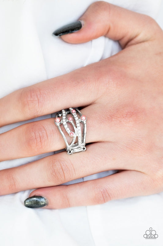 Magnificently Mermaid - orange - Paparazzi ring