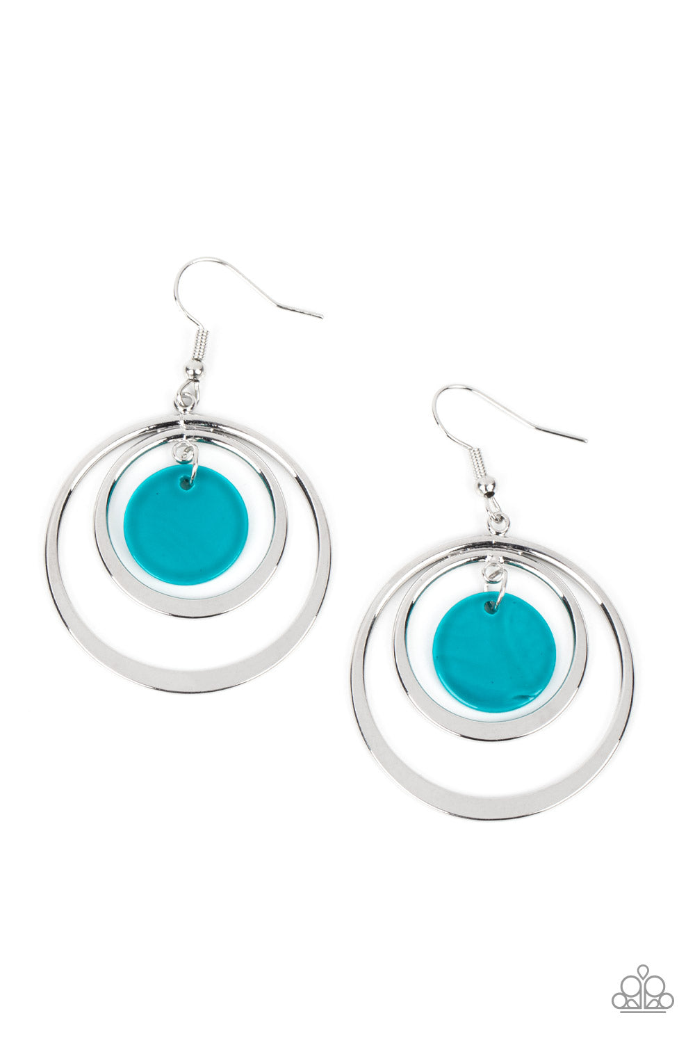 Mai Tai Tango - blue - Paparazzi earrings