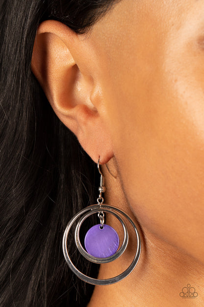 Mai Tai Tango - purple - Paparazzi earrings