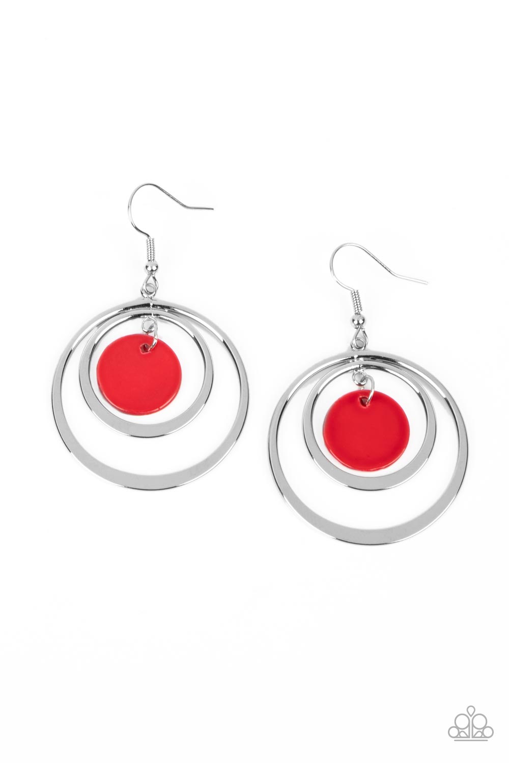 Mai Tai Tango - red - Paparazzi earrings