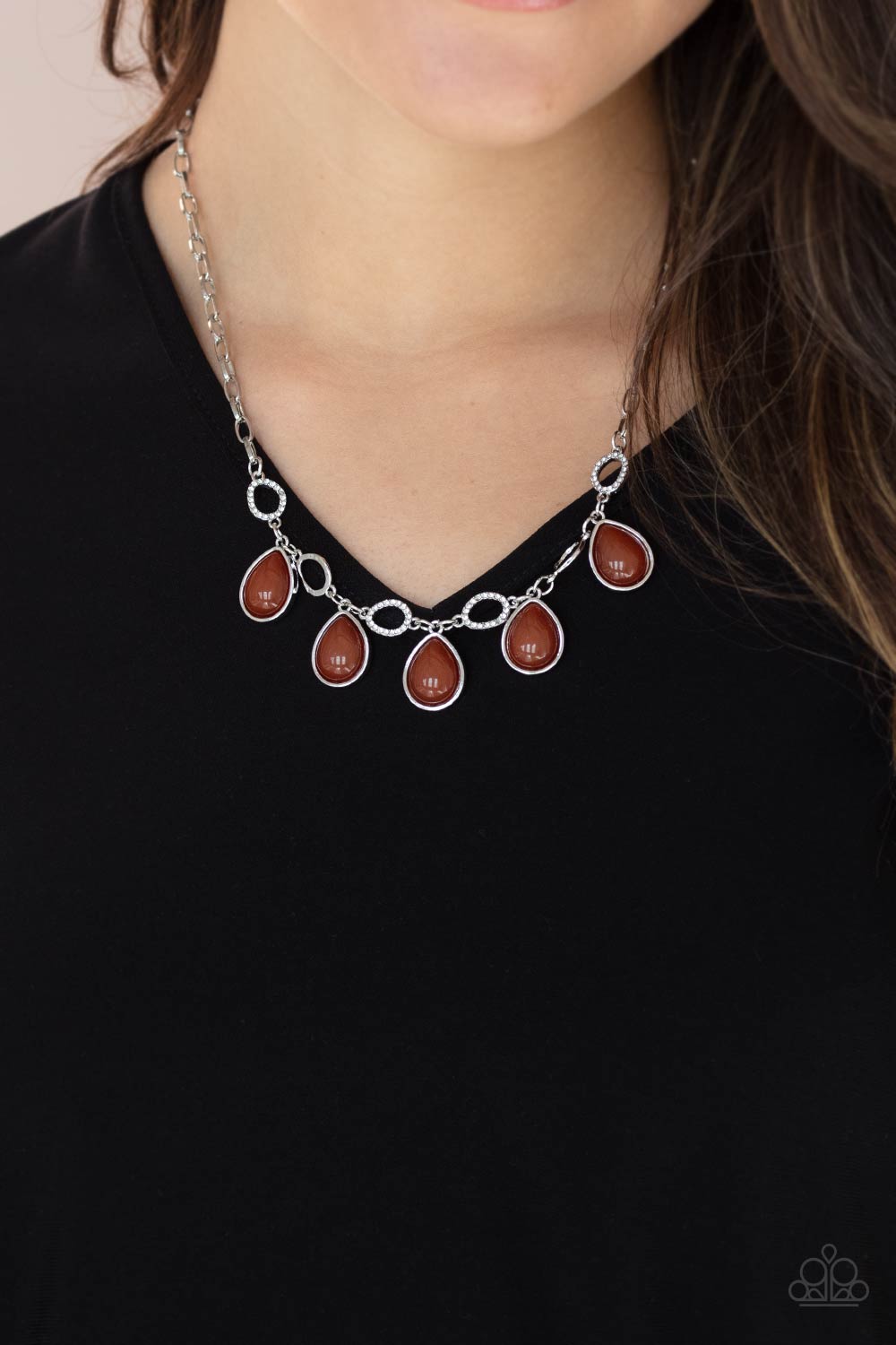 Majestically Mystic - brown - Paparazzi necklace