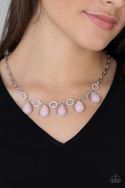 Majestically Mystic - pink - Paparazzi necklace