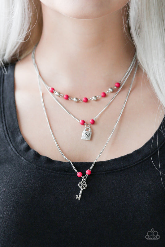 Major Key - pink - Paparazzi necklace