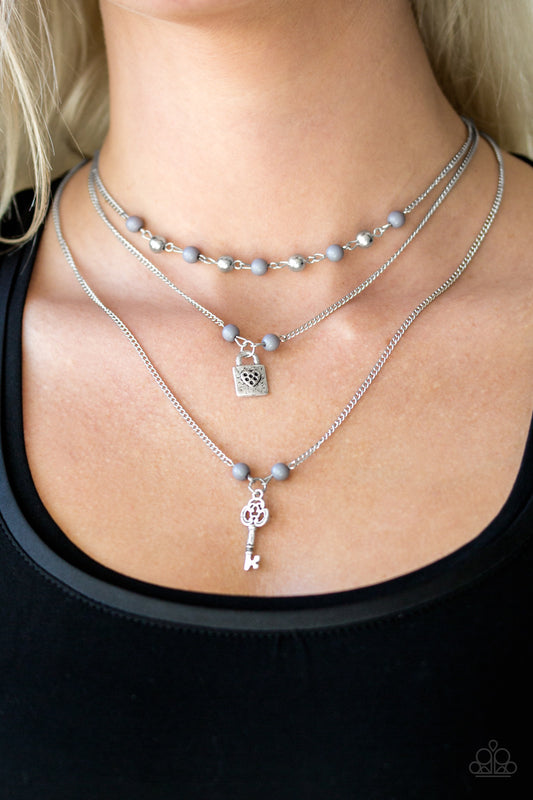 Major Key - silver - Paparazzi necklace