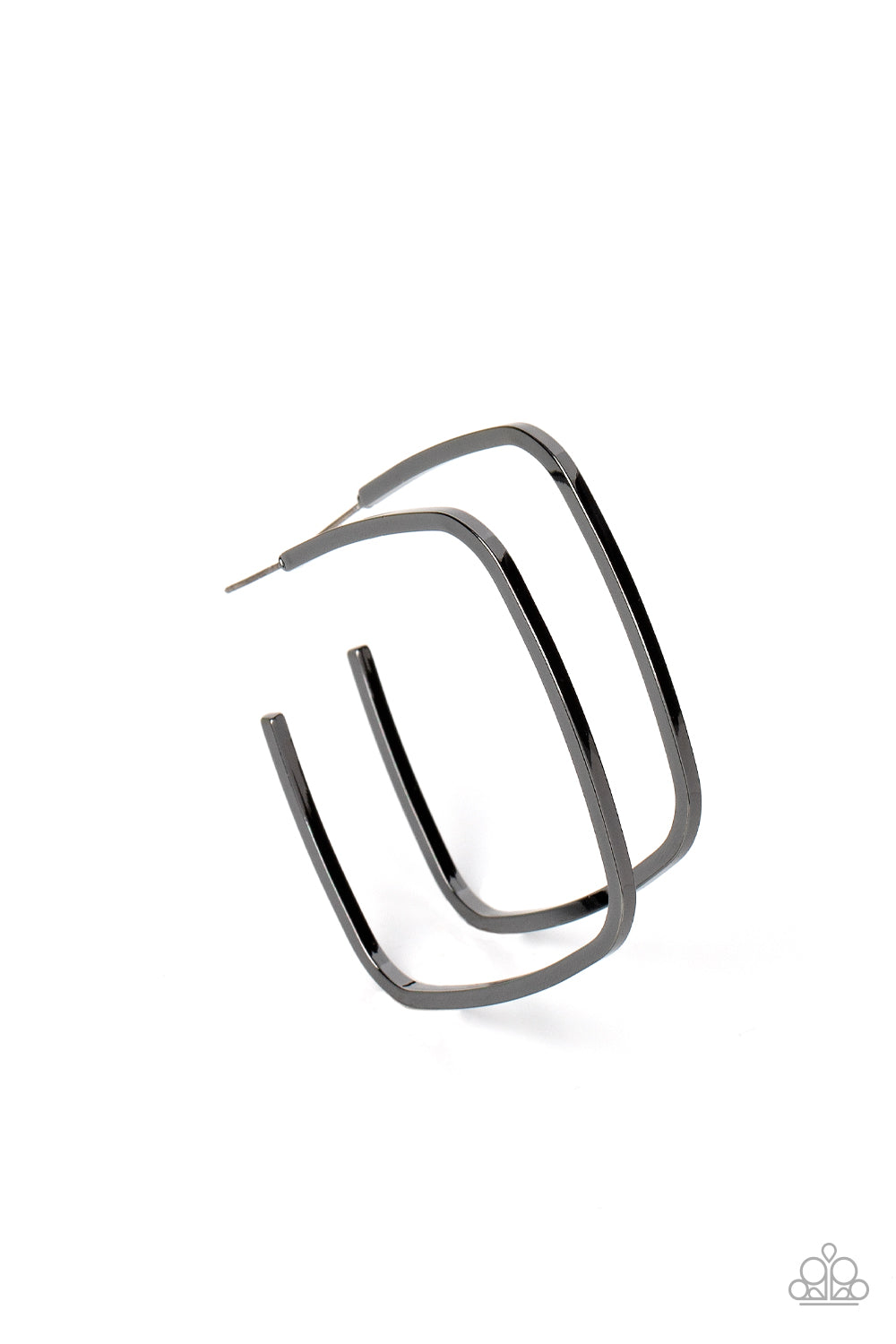 Major Flex - black - Paparazzi earrings