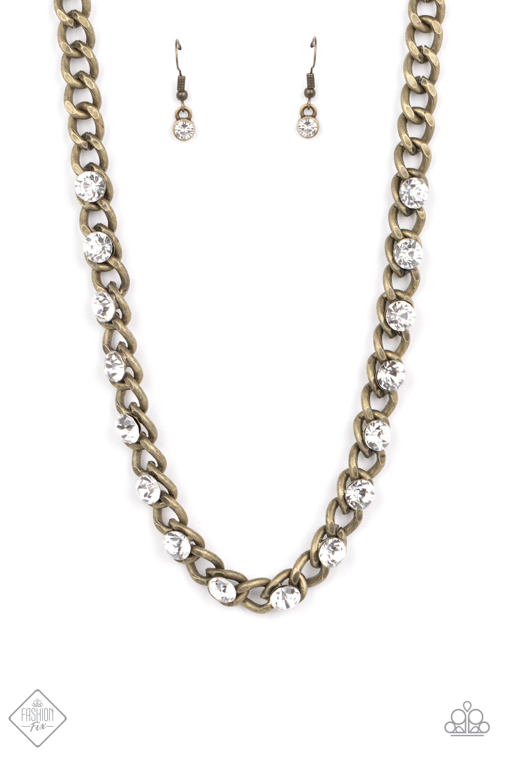 Major Moxie - brass - Paparazzi necklace