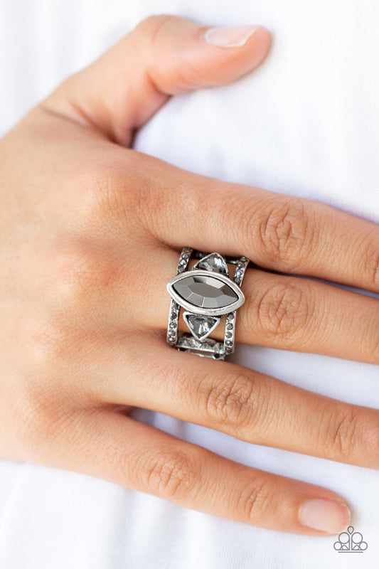 Major Majestic-silver-Paparazzi ring