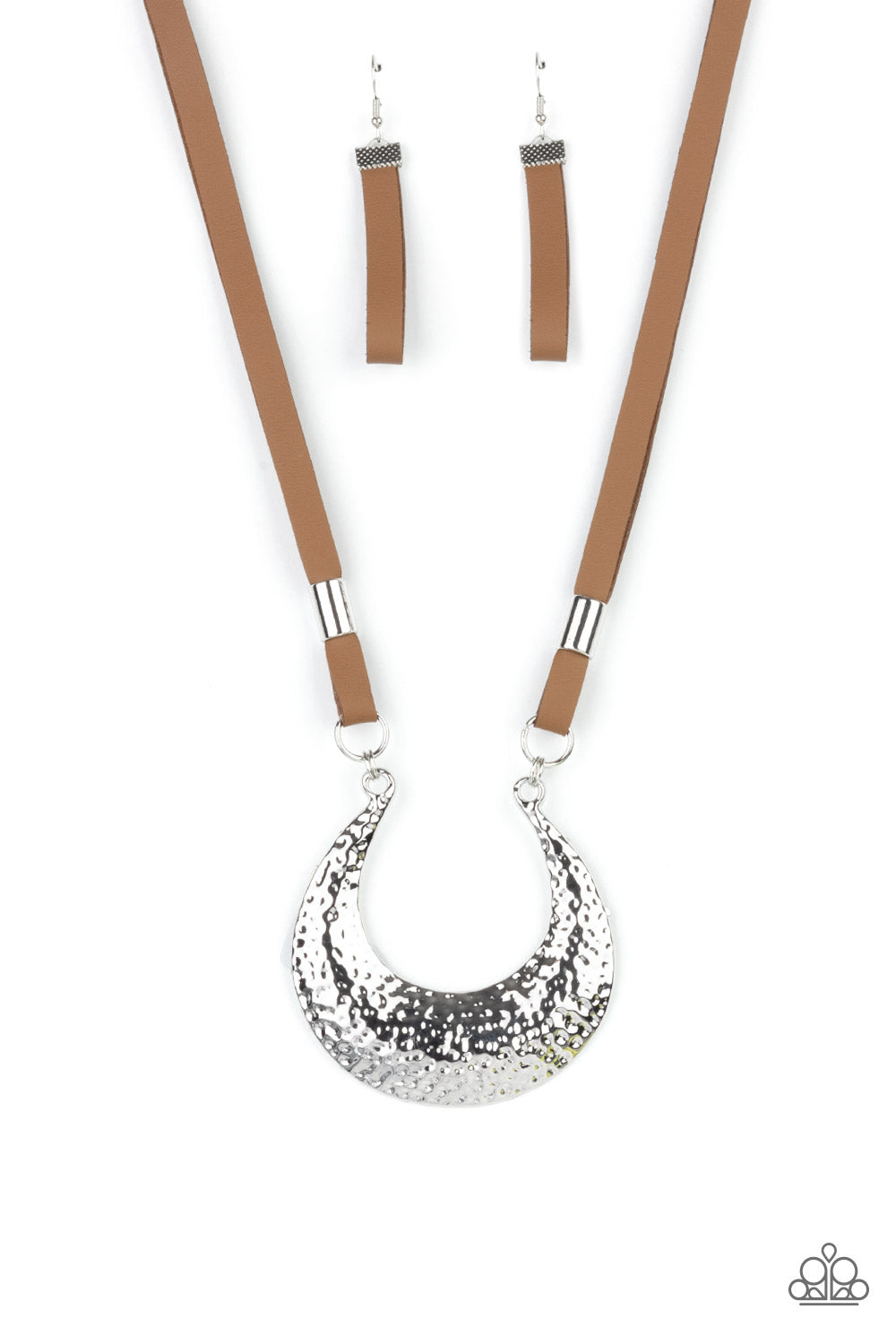 Majorly Moonstruck - brown - Paparazzi necklace