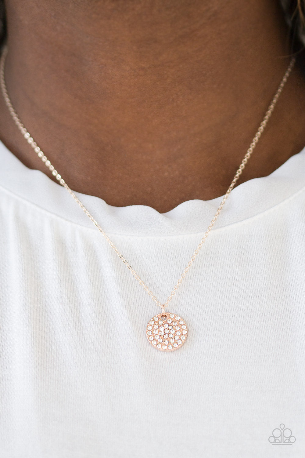 Make Today Glitter - rose gold - Paparazzi necklace