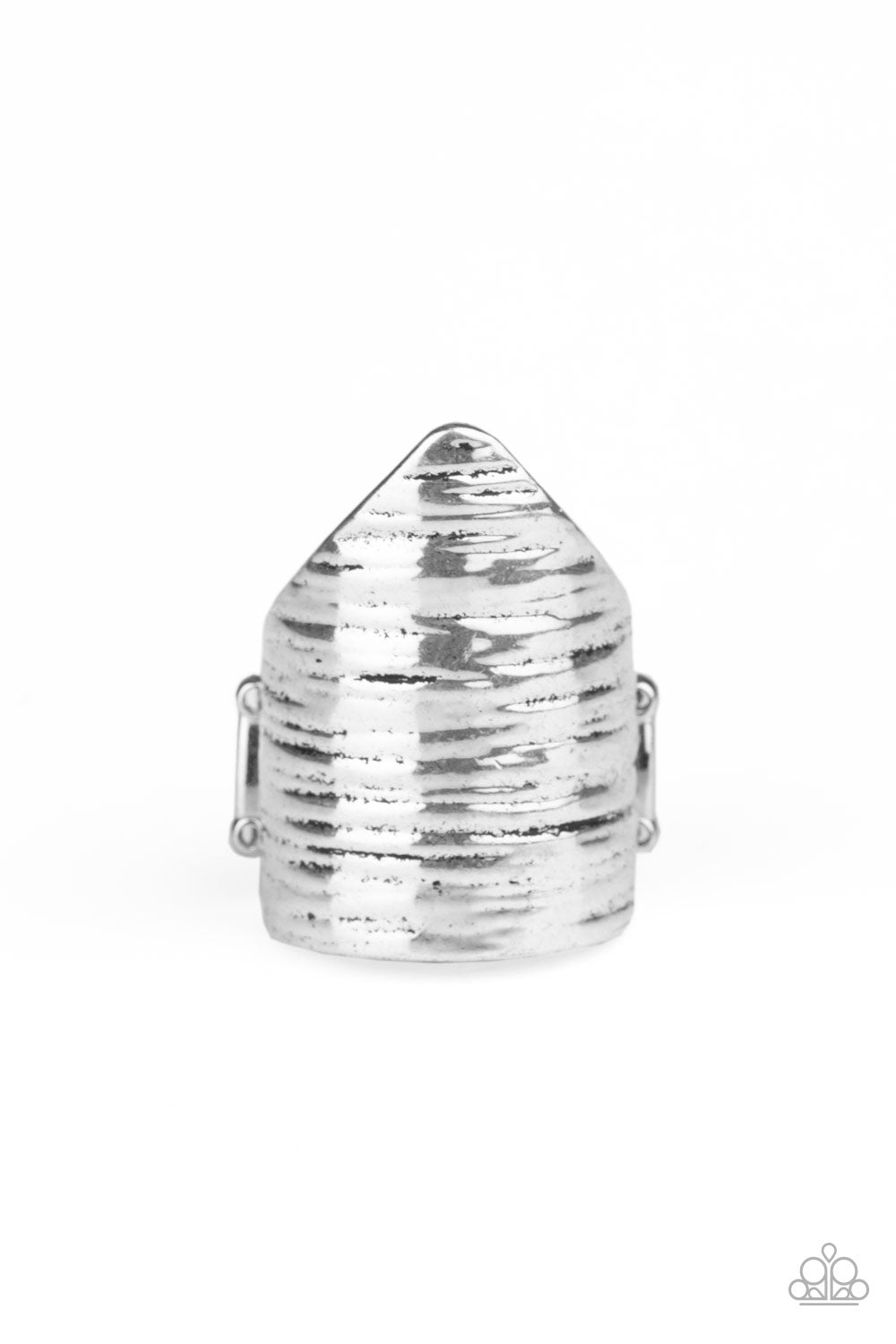 Make Your Mark - silver - Paparazzi ring