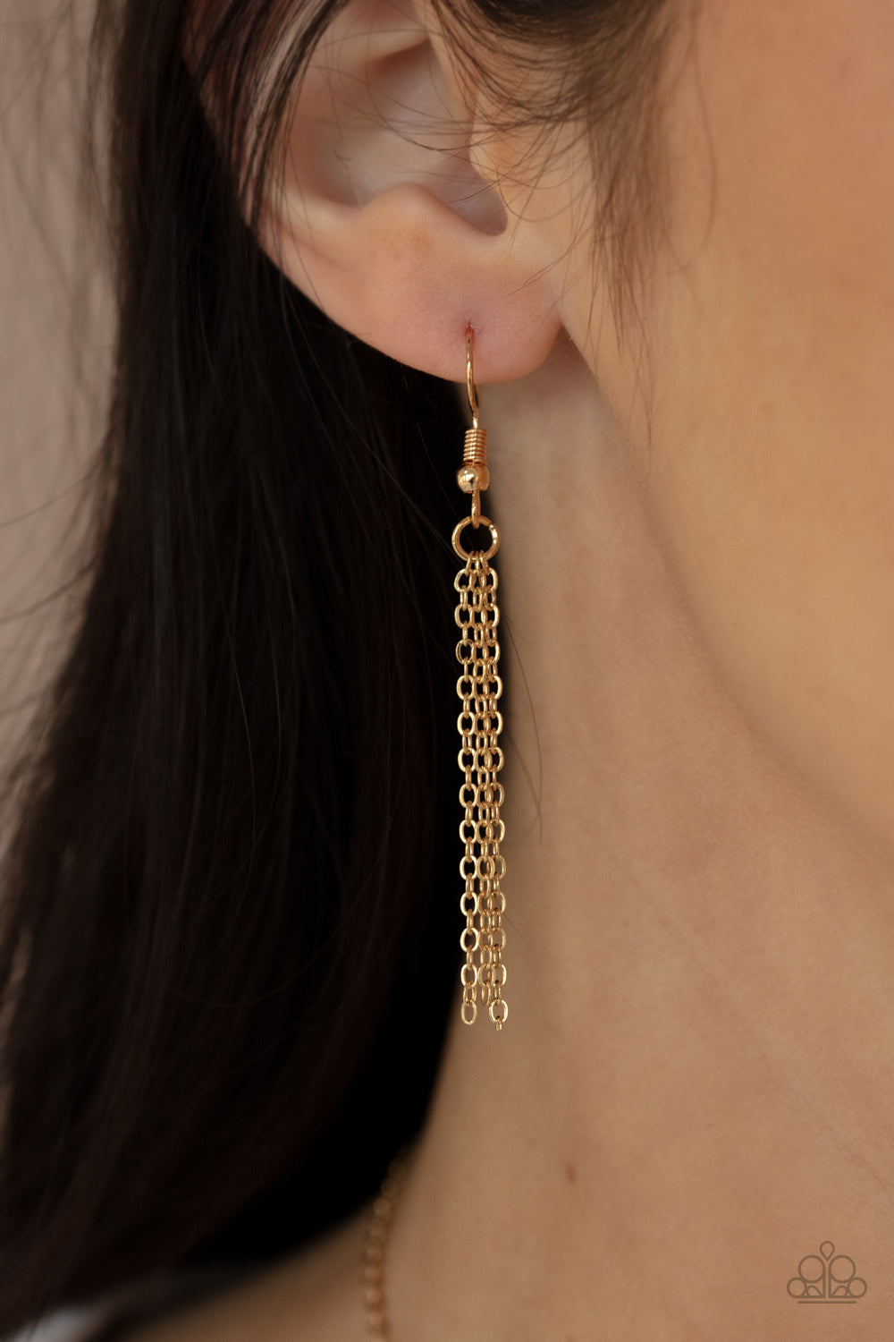 Make Your Own Luck - gold - Paparazzi necklace